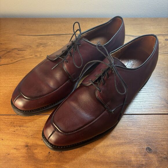 VTG Allen Edmonds Kennett 9574 Merlot Burnished Split Algonquin Toe Derby 8 E main image 8